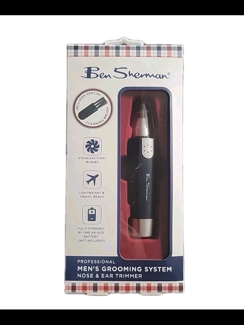Ben Sherman • Professional Men’s Grooming System • Nose & Ear Trimmer • New